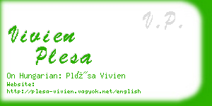 vivien plesa business card